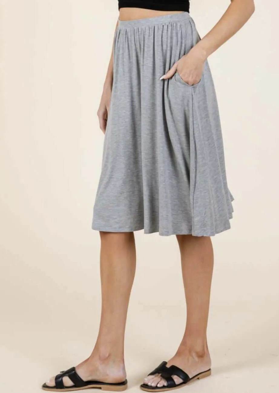 A Casual Fit Skirt Made in USA