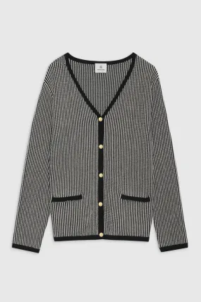 AB Dave Cardigan - Black/White