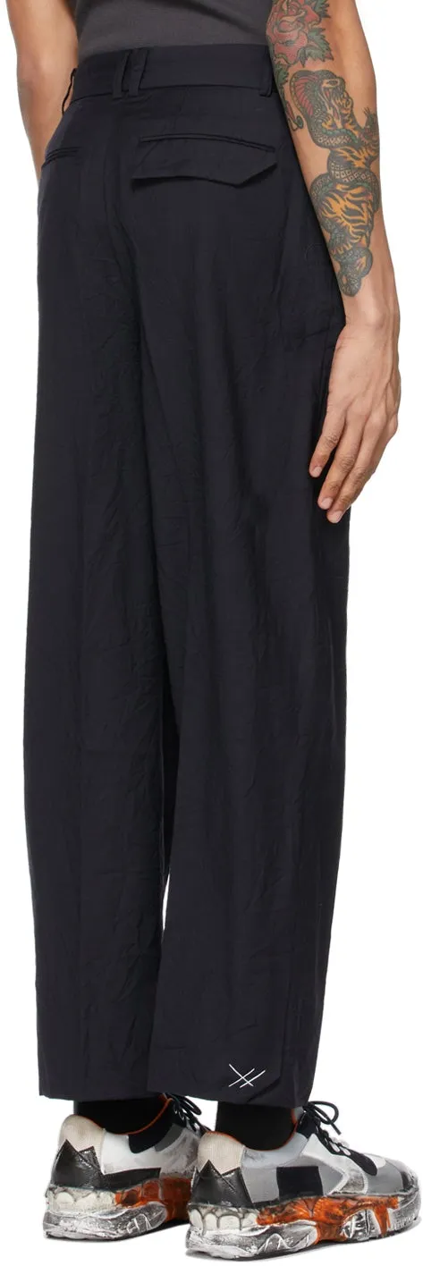 ADER error Black Blang Trousers