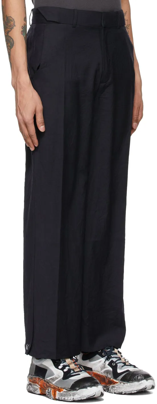 ADER error Black Blang Trousers