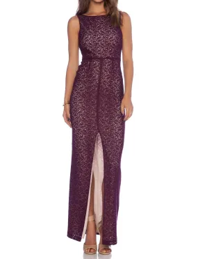 Alice   Olivia - Gemma Lace Long Mermaid Dress