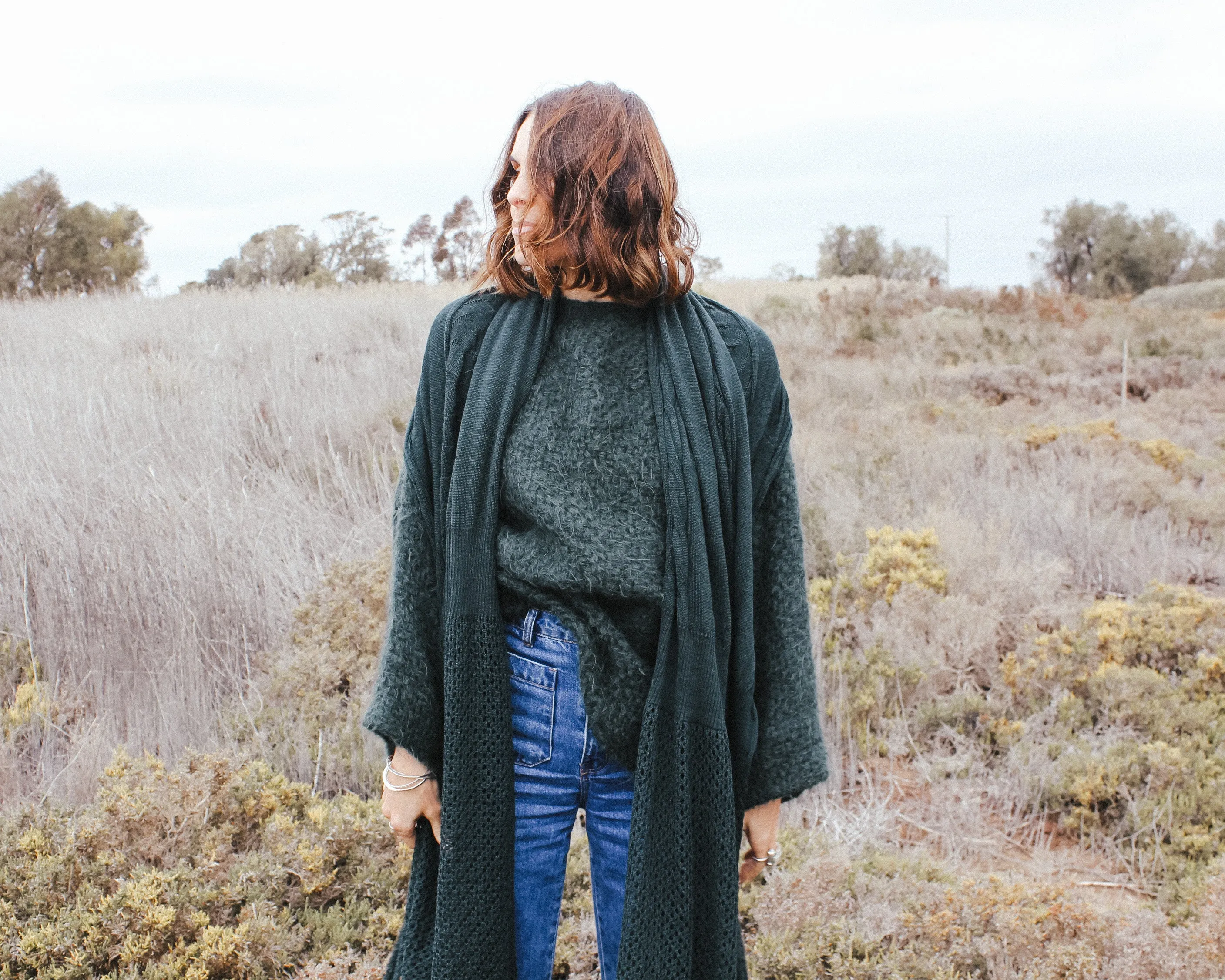 Amano Alpaca handloom sweater with detachable collar