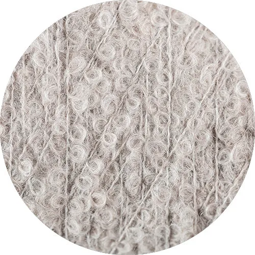 Amano alpaca throw - silver grey
