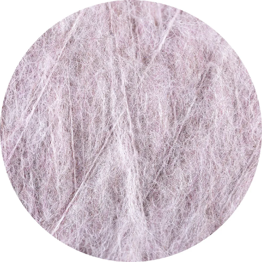 Amano alpaca throw - silver grey