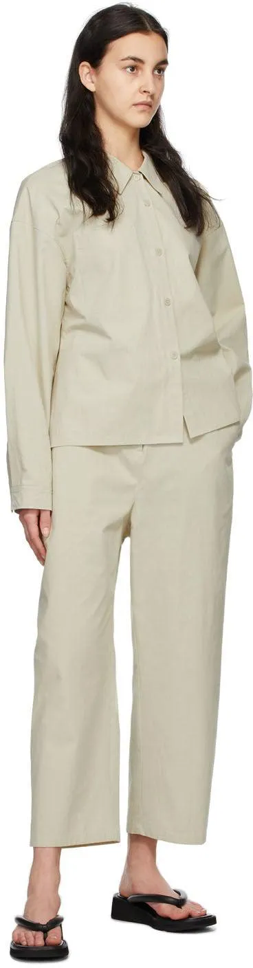 AMOMENTO Green Square Pocket Trousers