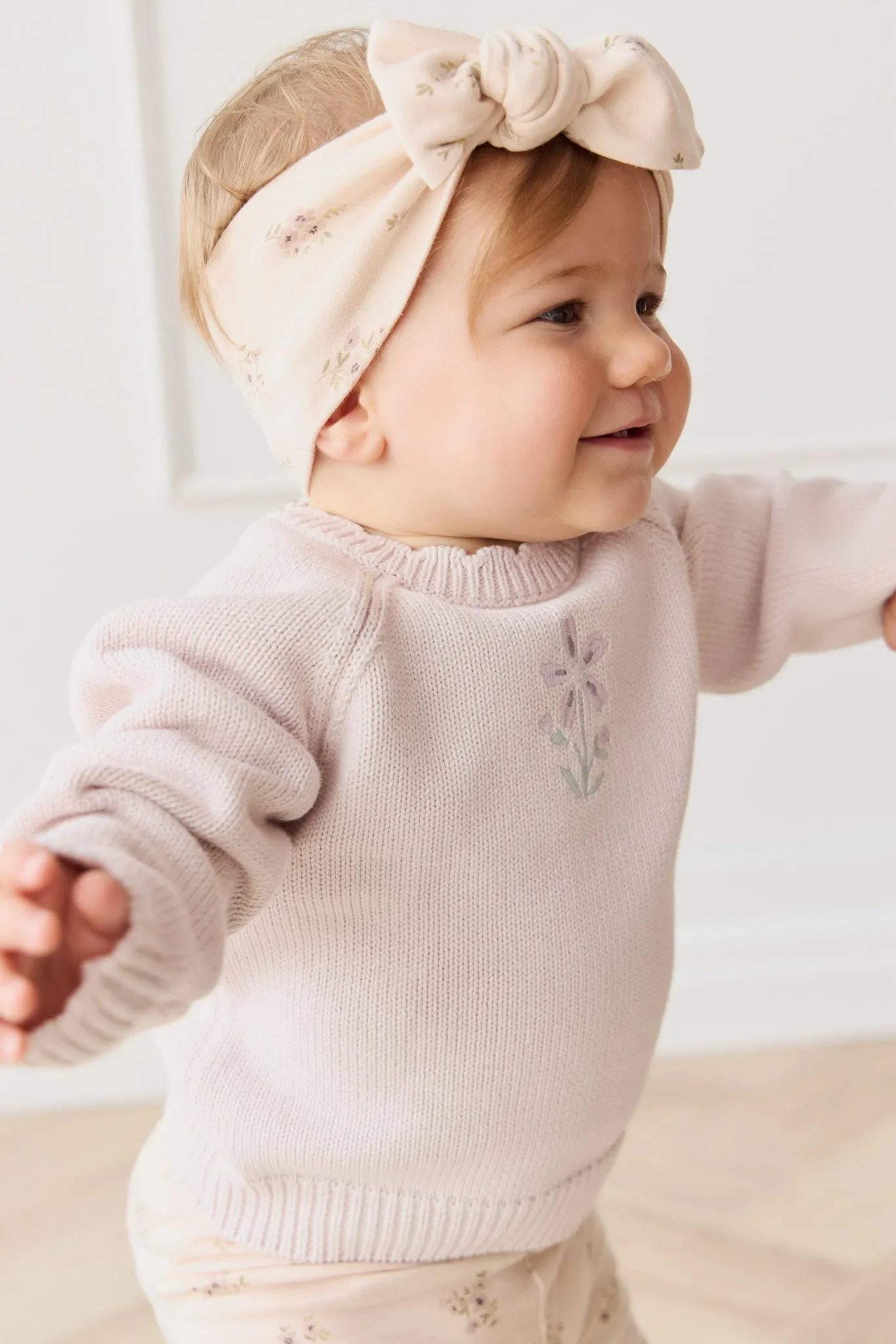 Audrey Jumper - Soft Misty Rose Larissa Knit