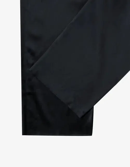 Balenciaga Black High Sheen Fluid Baggy Pants