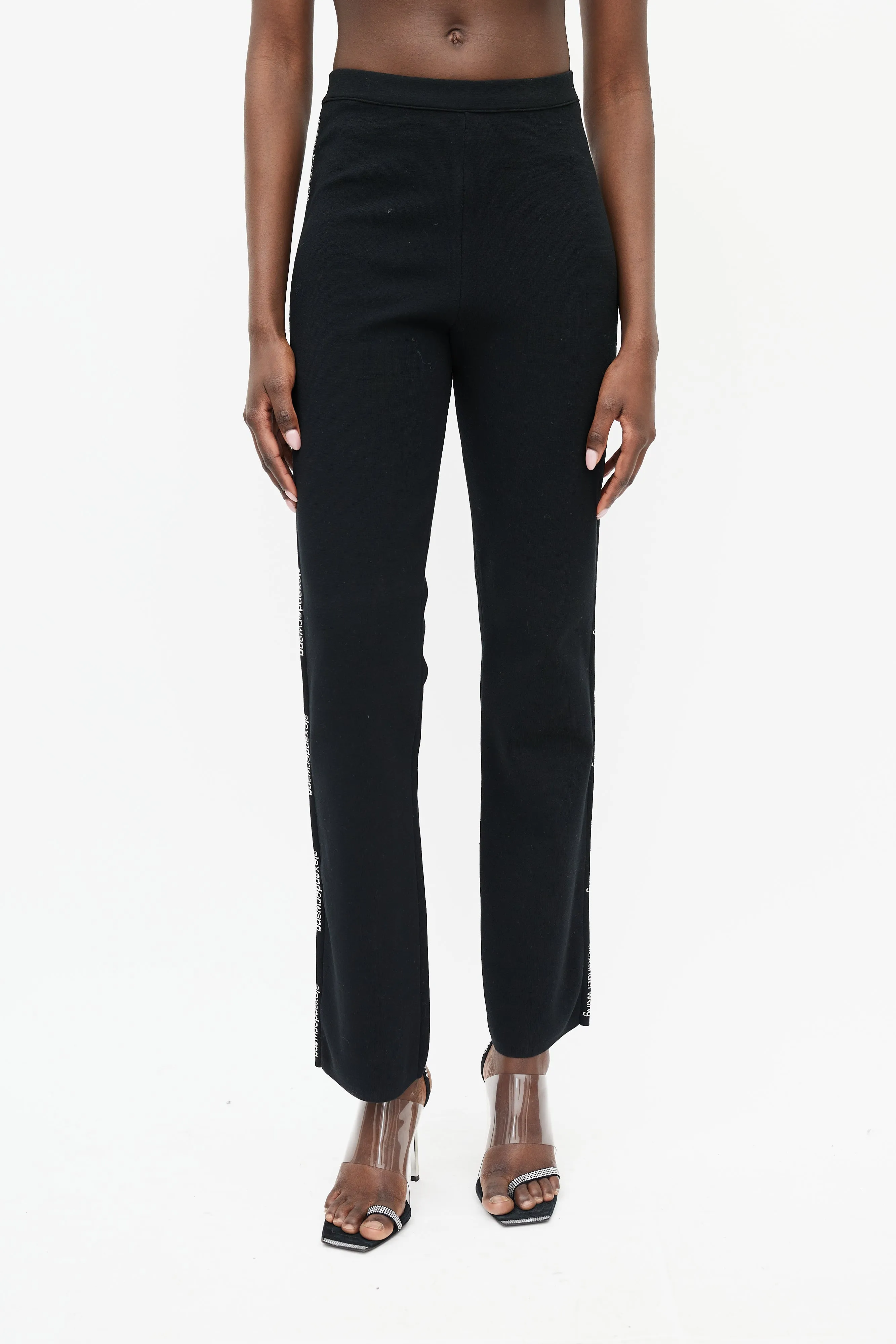 Black & White Logo Trouser