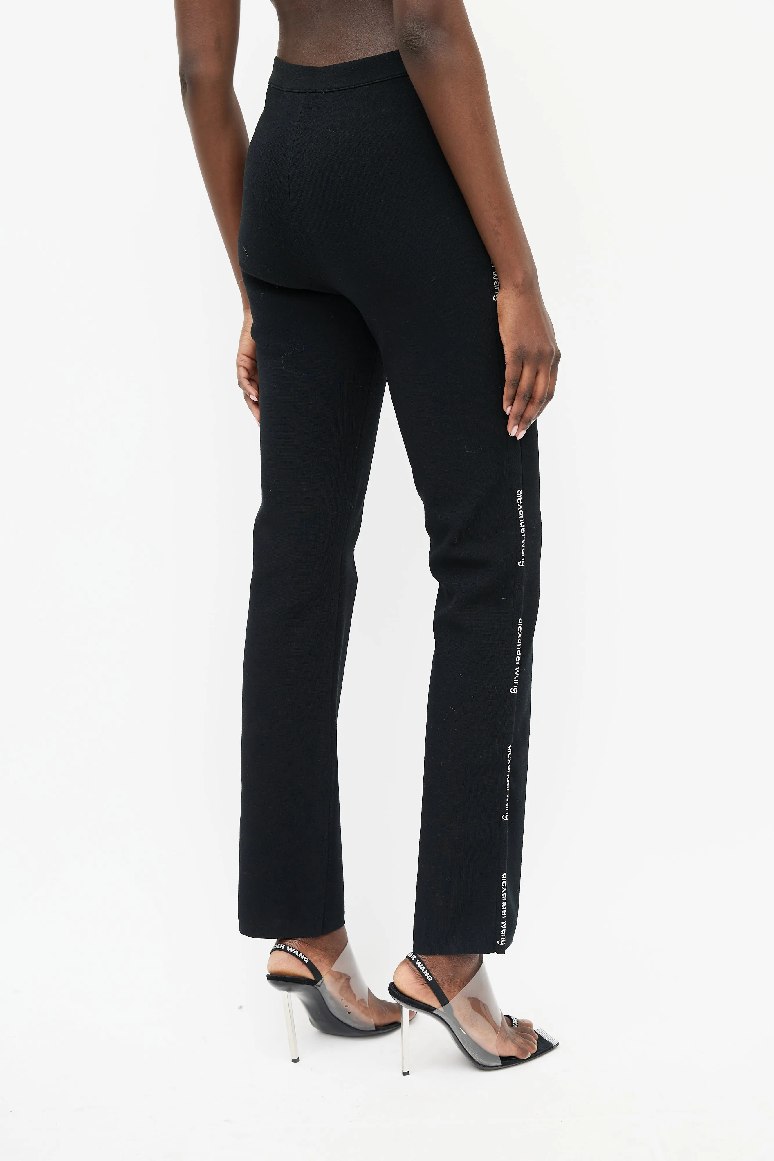 Black & White Logo Trouser