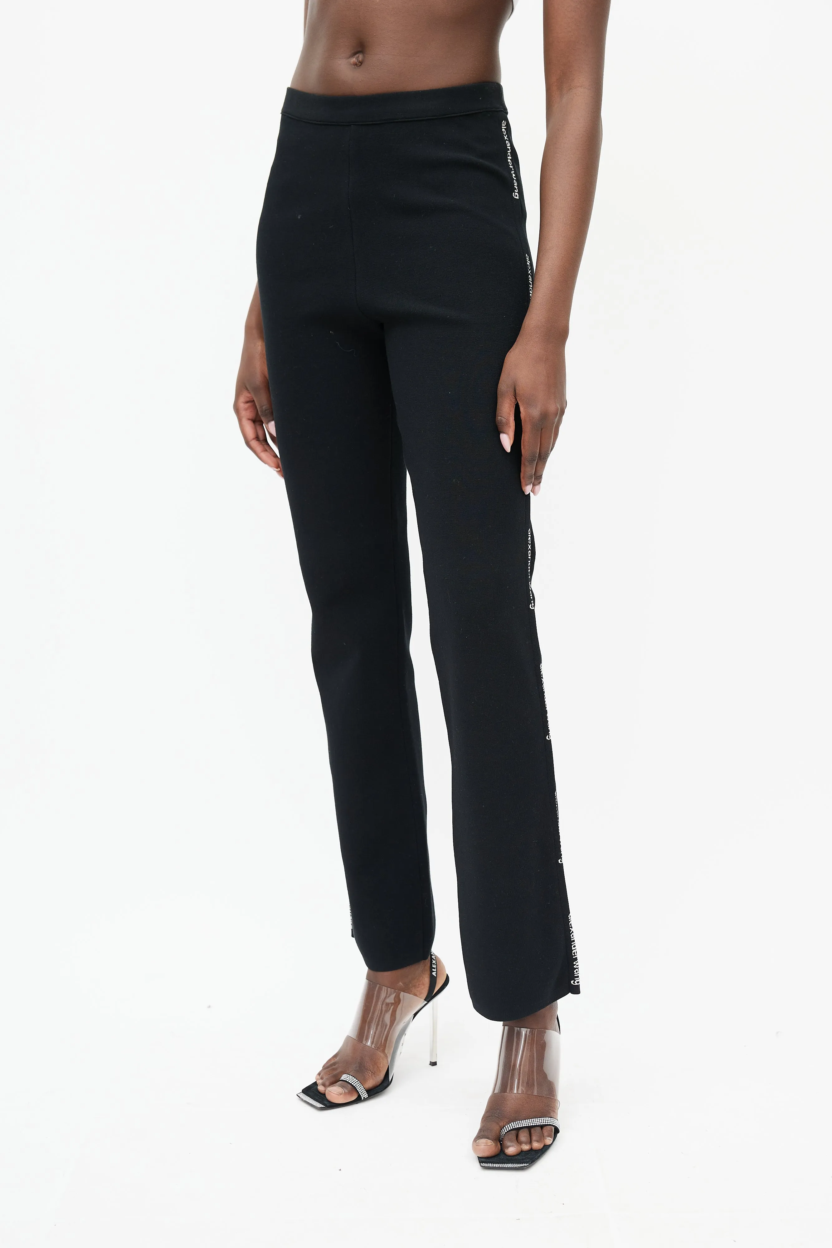 Black & White Logo Trouser