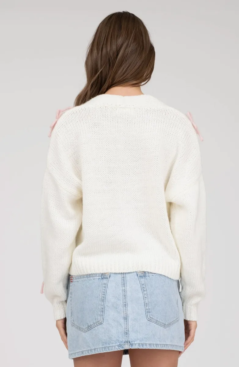 Bow Cardigan