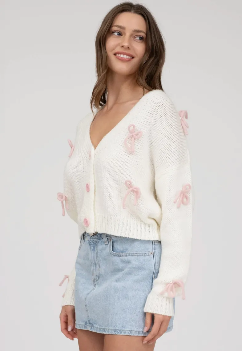 Bow Cardigan