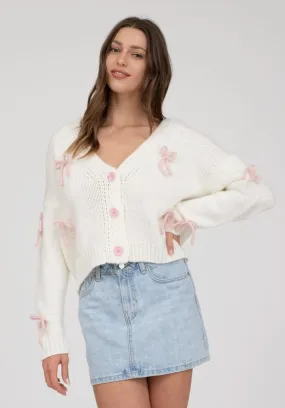 Bow Cardigan
