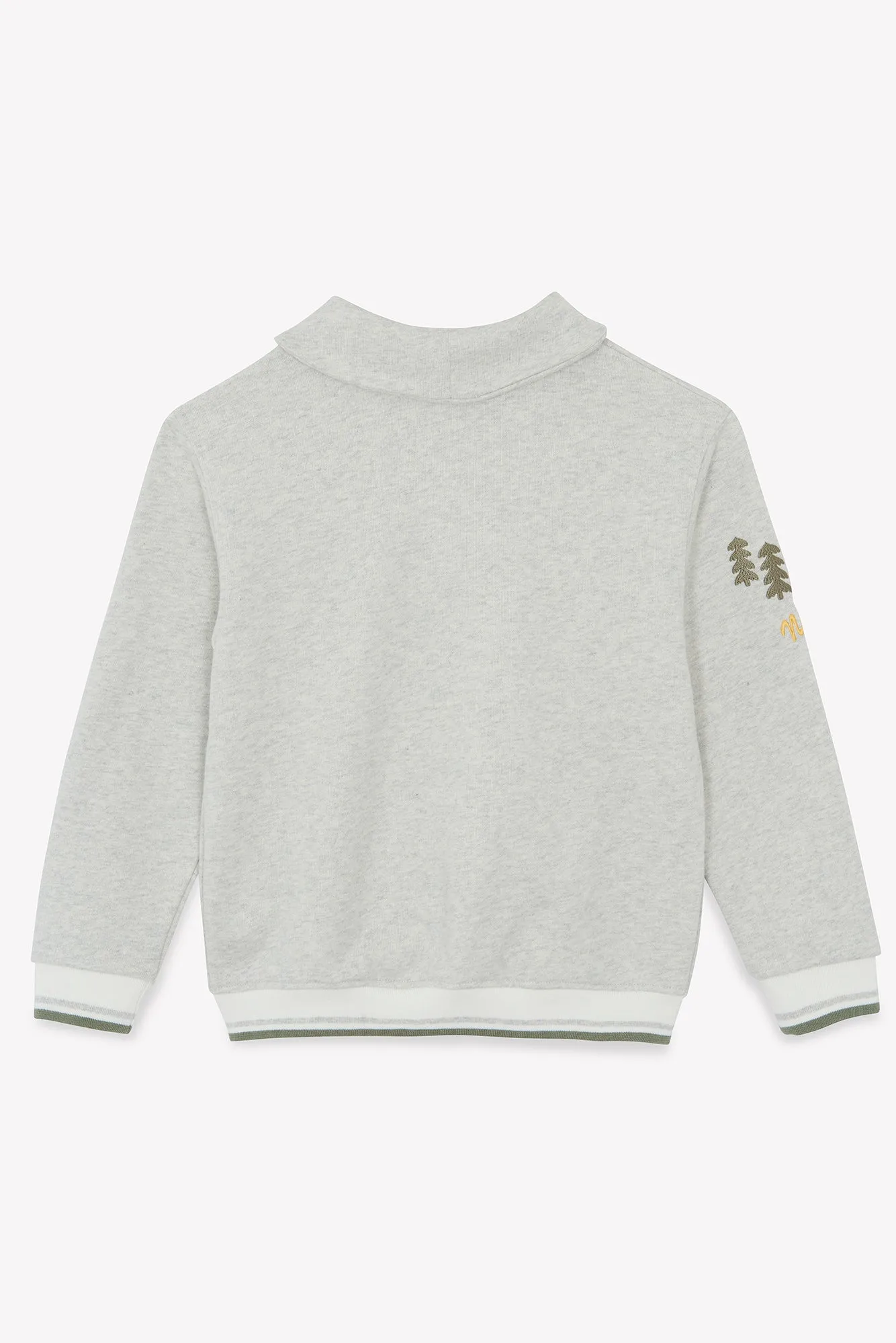 Cardigan - Bear Grey Shawl Collar