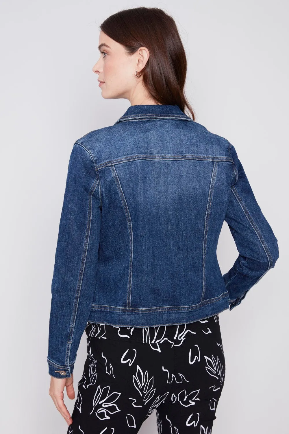 Charlie B Stretch Denim Jacket C6302S-431A-007 Indigo