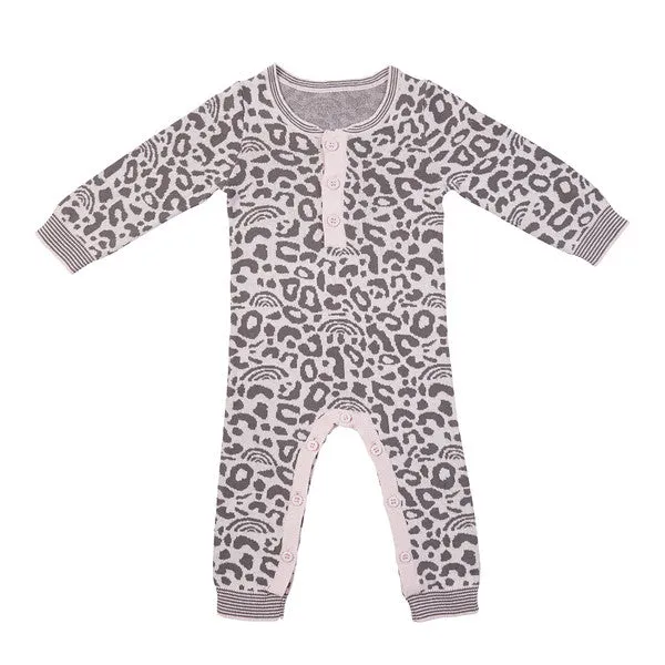 Dawson Knit Onesie - Soft Pink