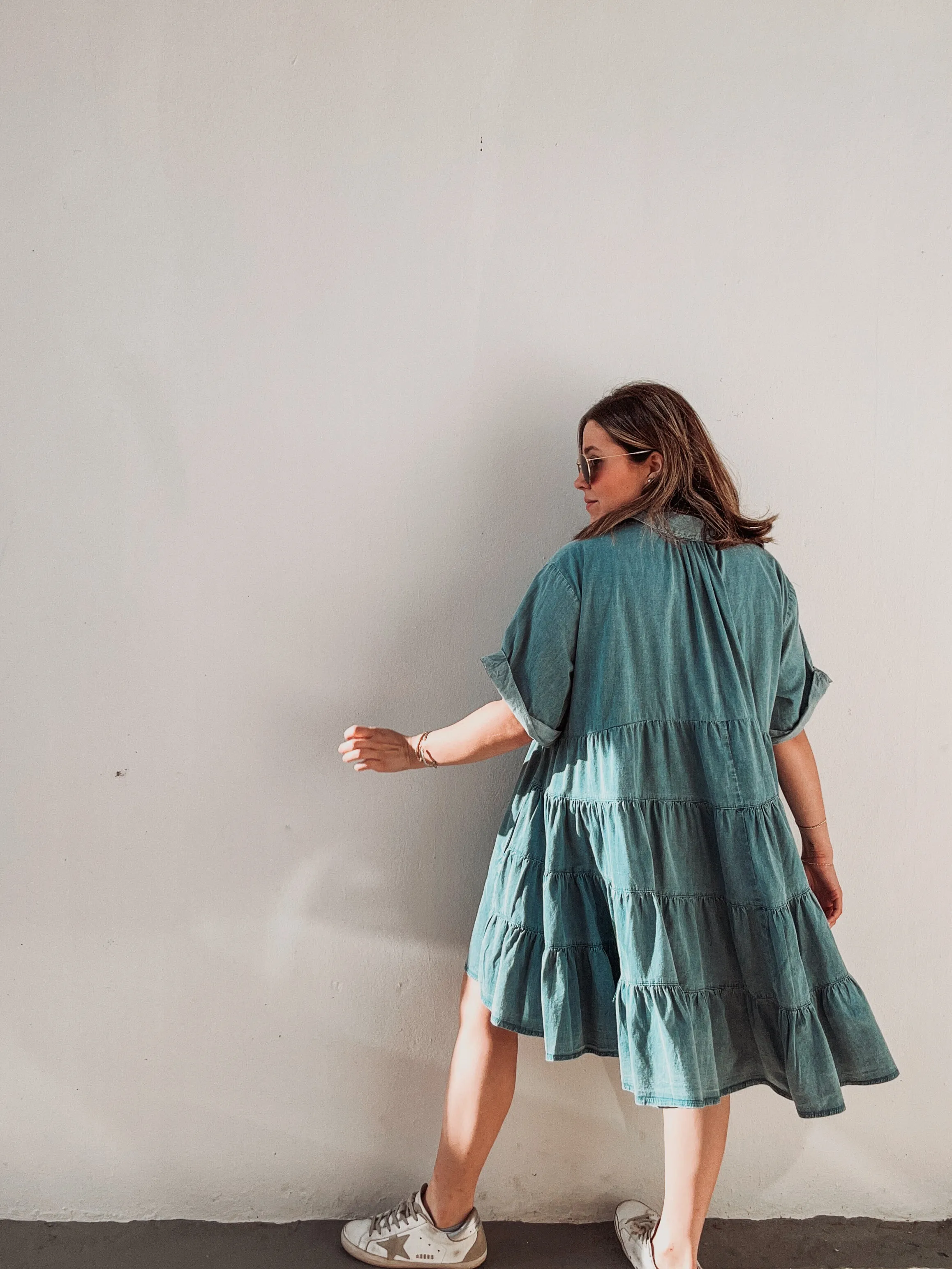 Denim Flowy Dress