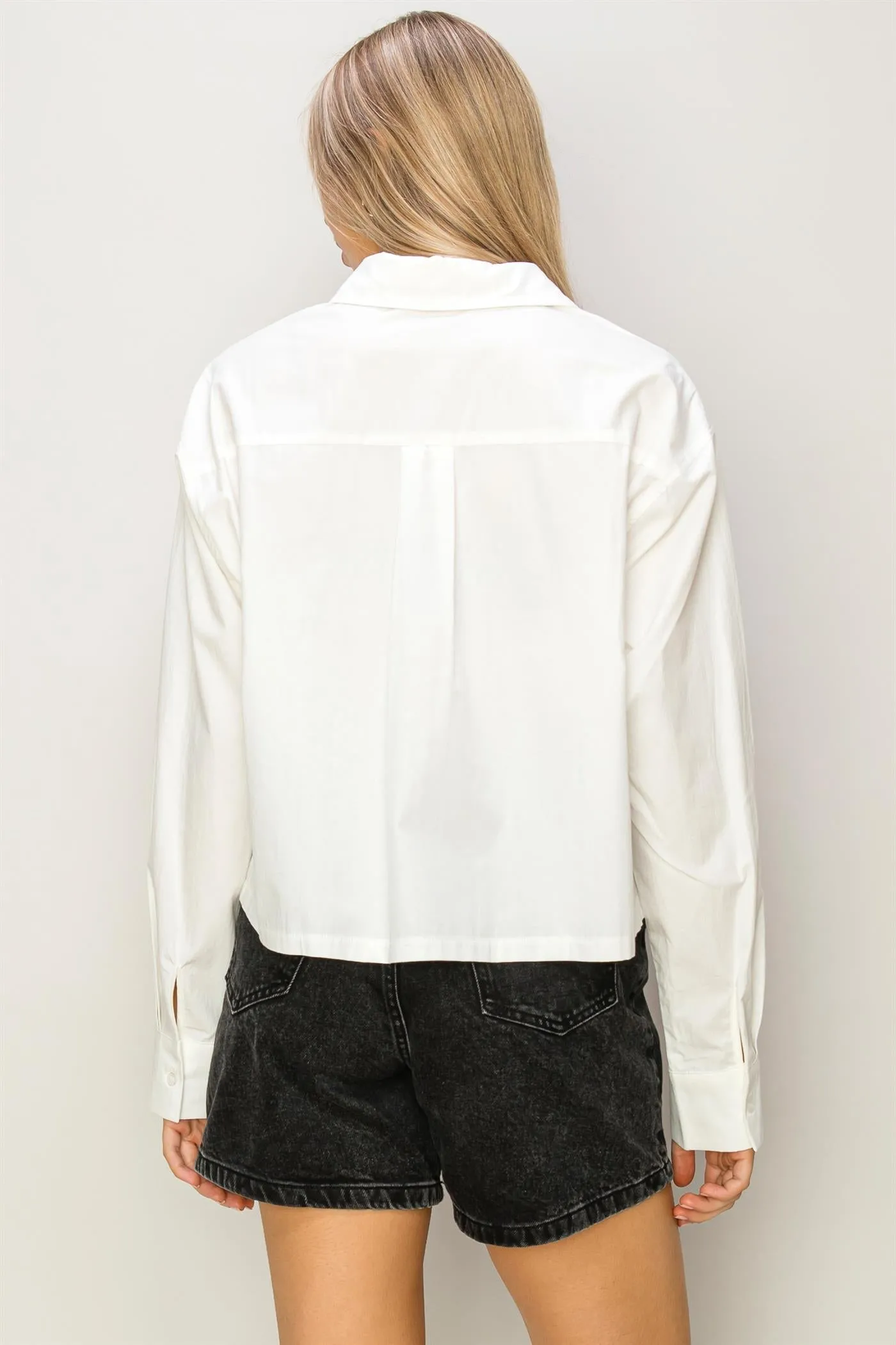 DZ24C051-Play It Right Poplin Shirt