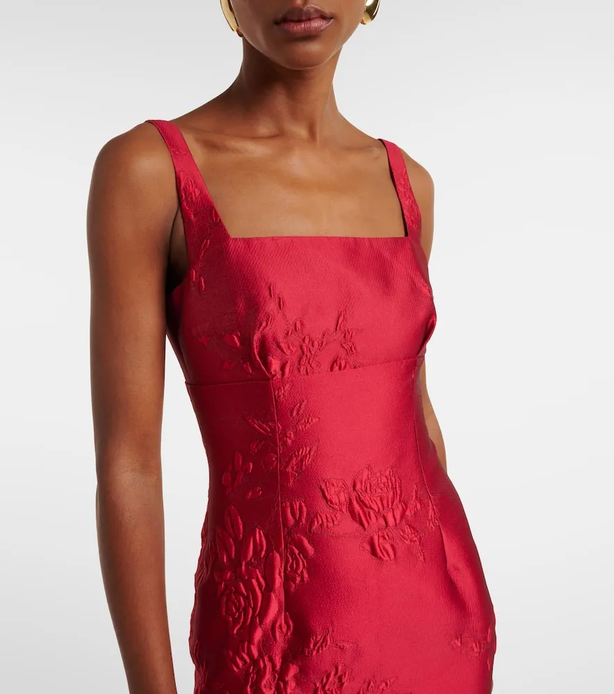 Emilia Wickstead Micheline floral jacquard gown