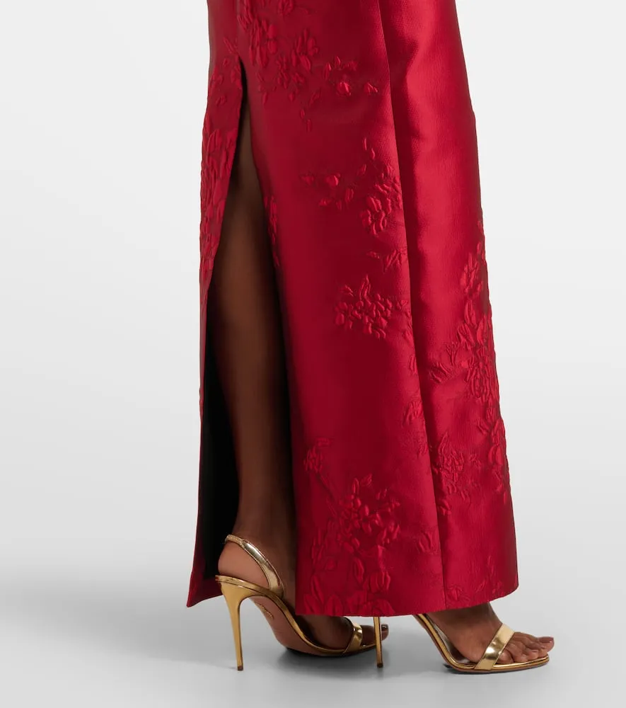 Emilia Wickstead Micheline floral jacquard gown