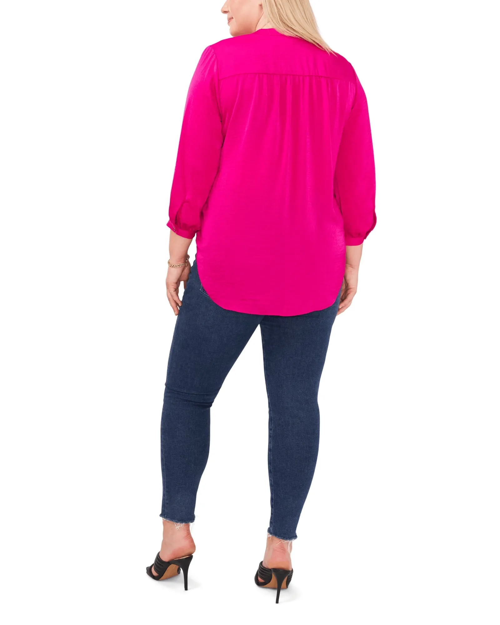 Everley V-Neck Blouse | WILD PETUNIA