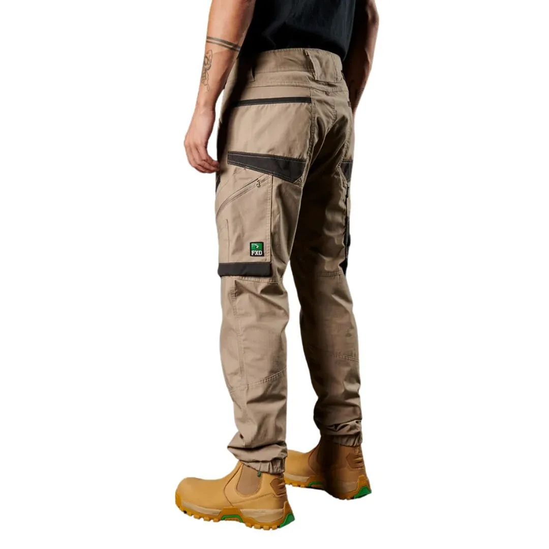 FXD WP-11 CUFFED STRETCH RIPSTOP WORK PANTS - KHAKI