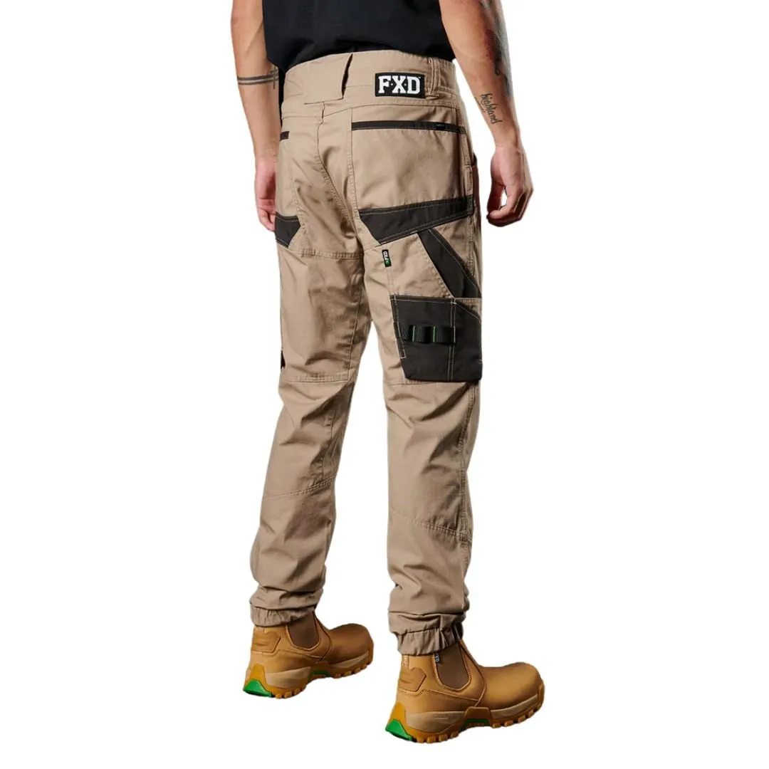 FXD WP-11 CUFFED STRETCH RIPSTOP WORK PANTS - KHAKI