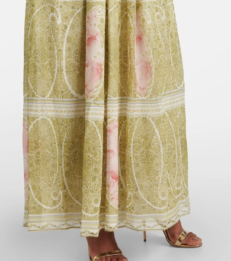 Giambattista Valli Floral silk georgette maxi dress