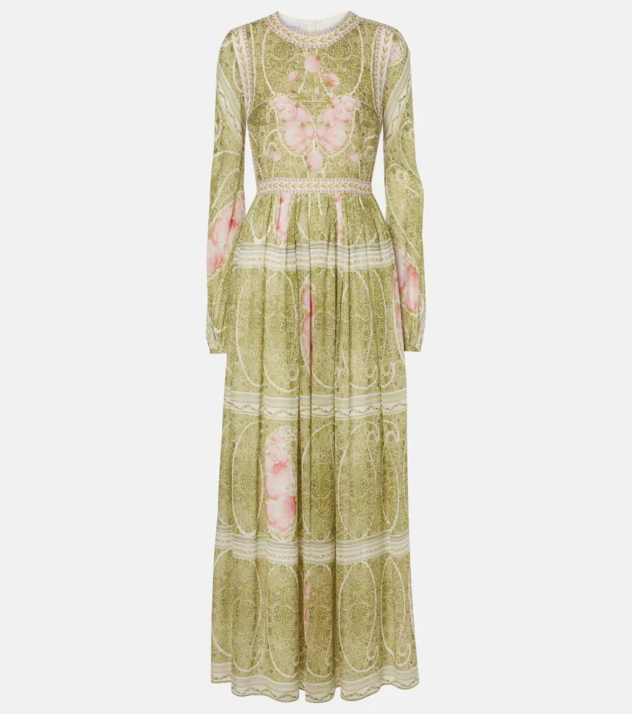 Giambattista Valli Floral silk georgette maxi dress