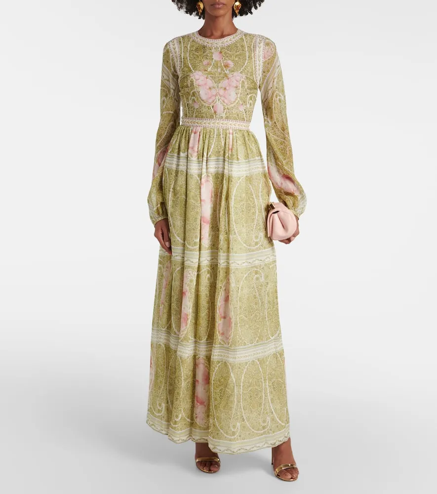 Giambattista Valli Floral silk georgette maxi dress