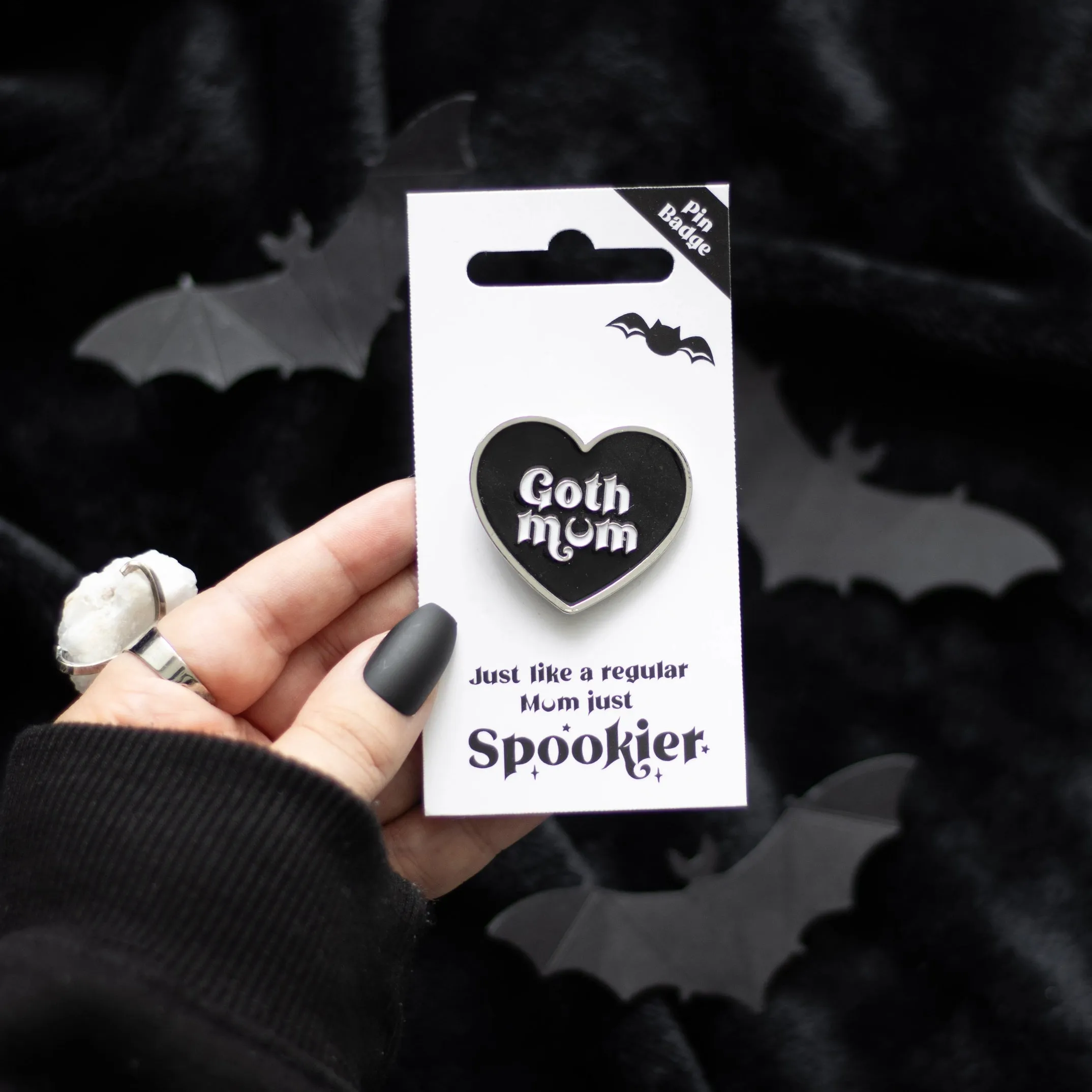 Goth Mum Pin