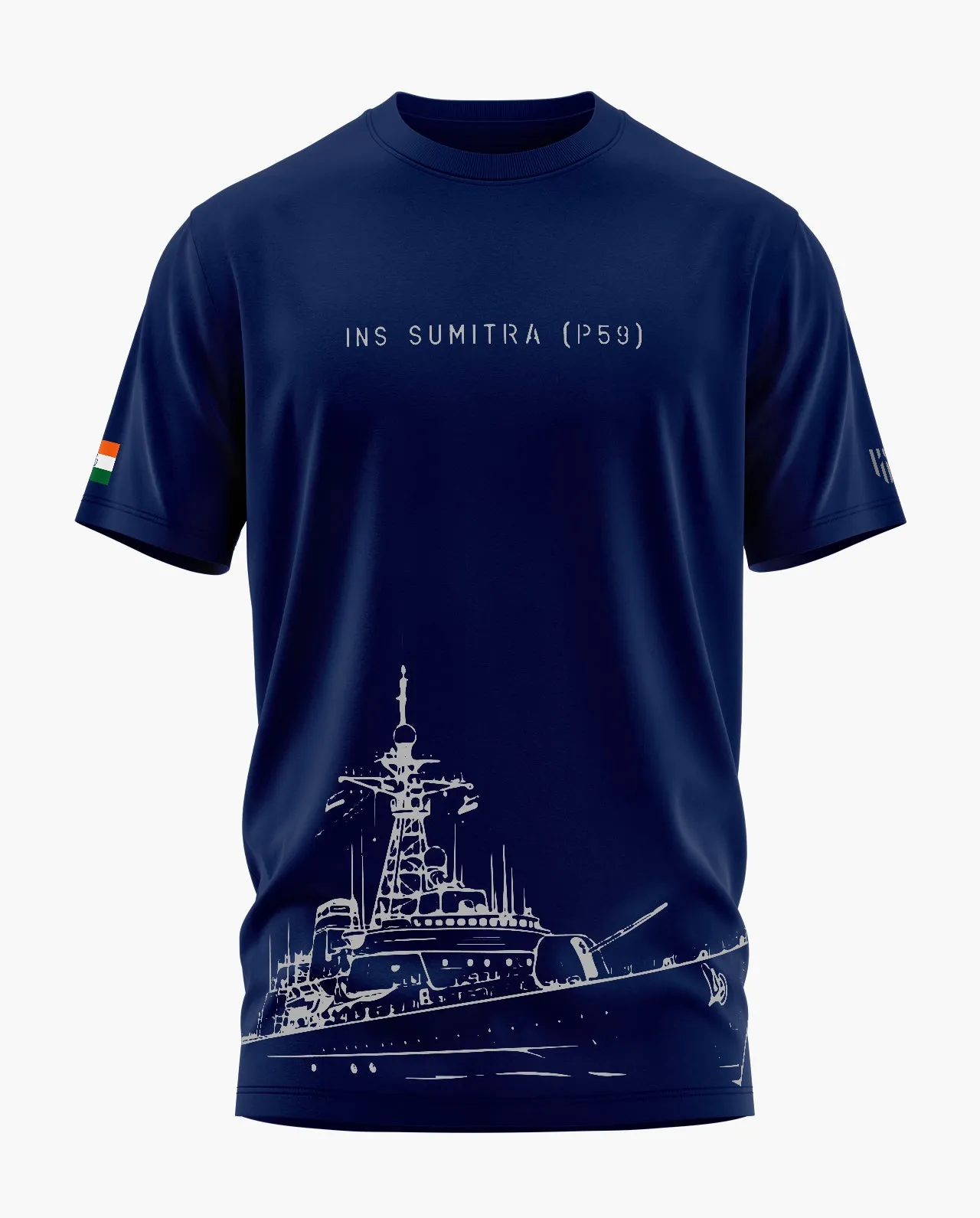 INS Sumitra Signature LuxeSoft Cotton T-Shirt