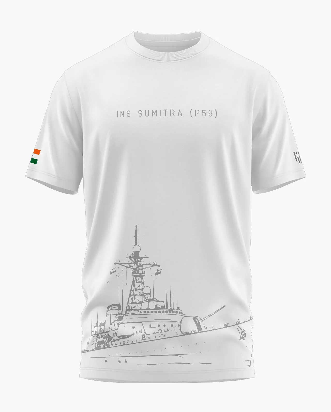 INS Sumitra Signature LuxeSoft Cotton T-Shirt