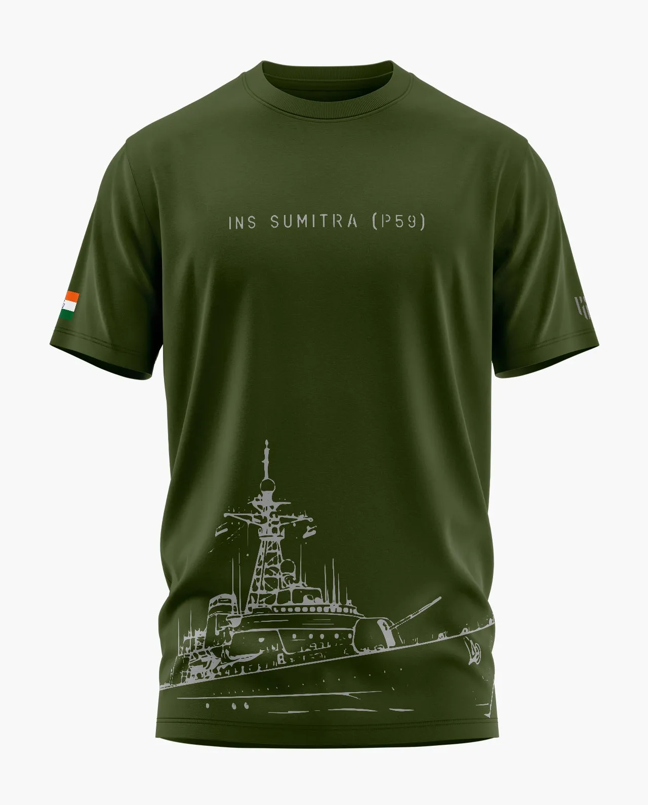 INS Sumitra Signature LuxeSoft Cotton T-Shirt