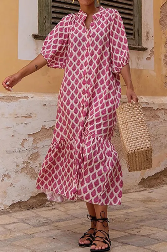 Island Getaway Flowy Dress