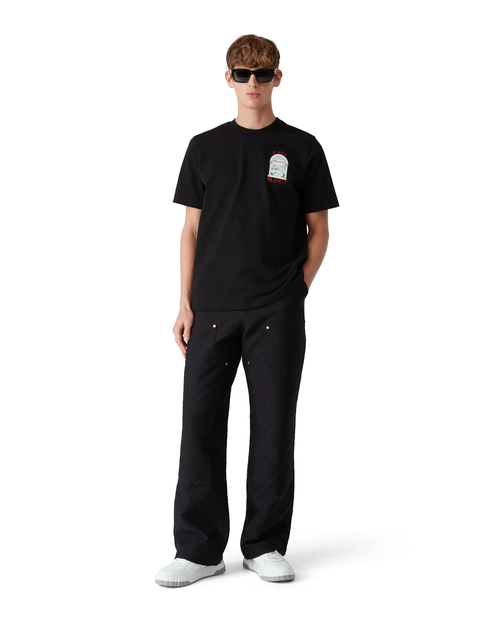 Jacquard Cargo Trousers