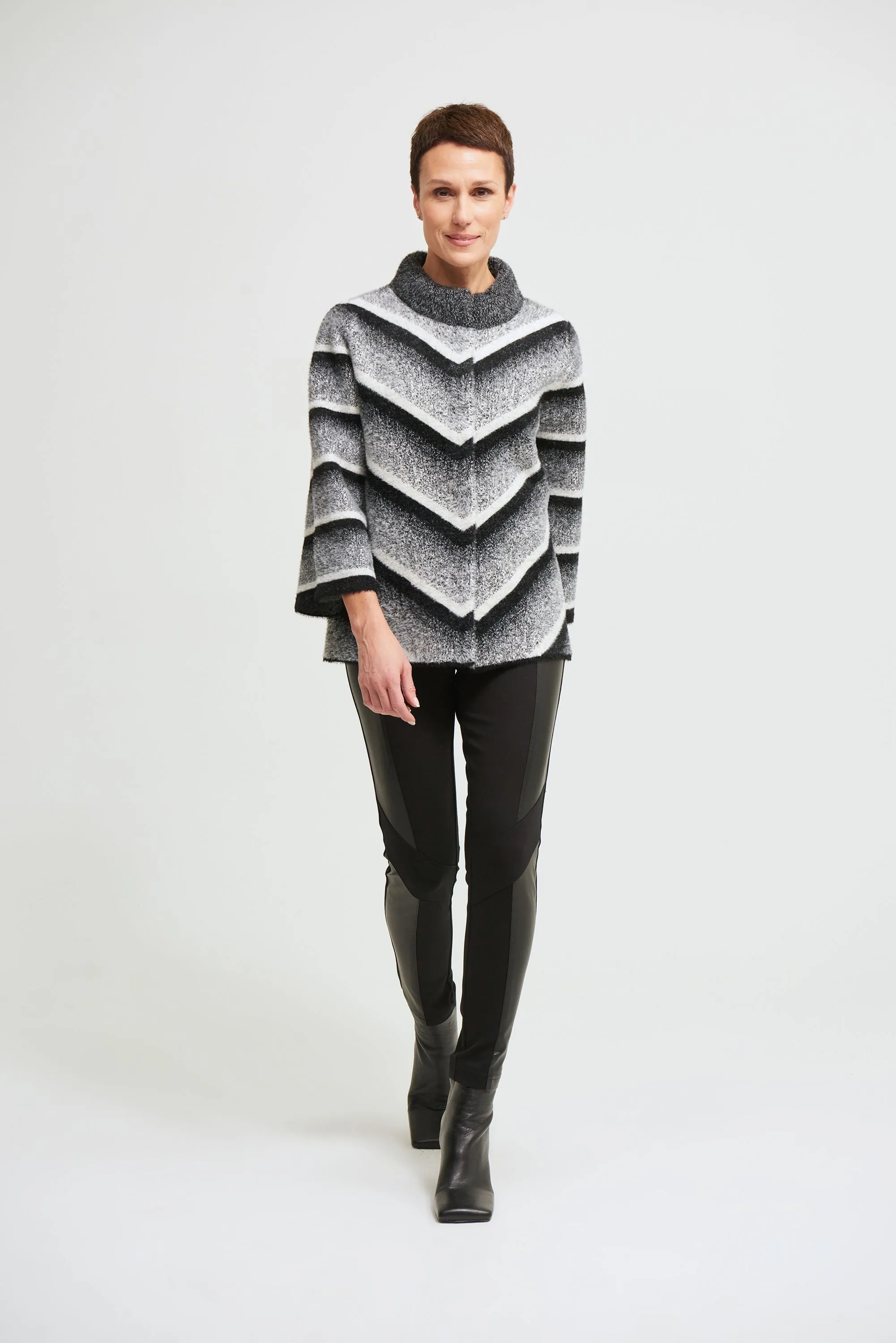 Joseph Ribkoff Faux Leather Trousers