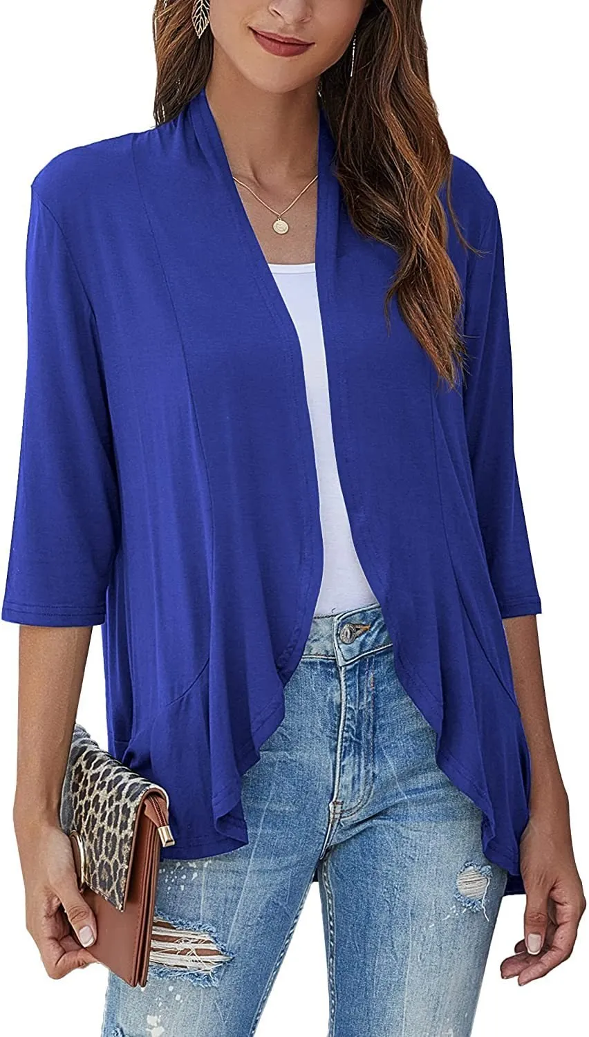 LAST DAY HOT SALE 49% OFF - Women's Casual Lightweight Open Front Cardigans
