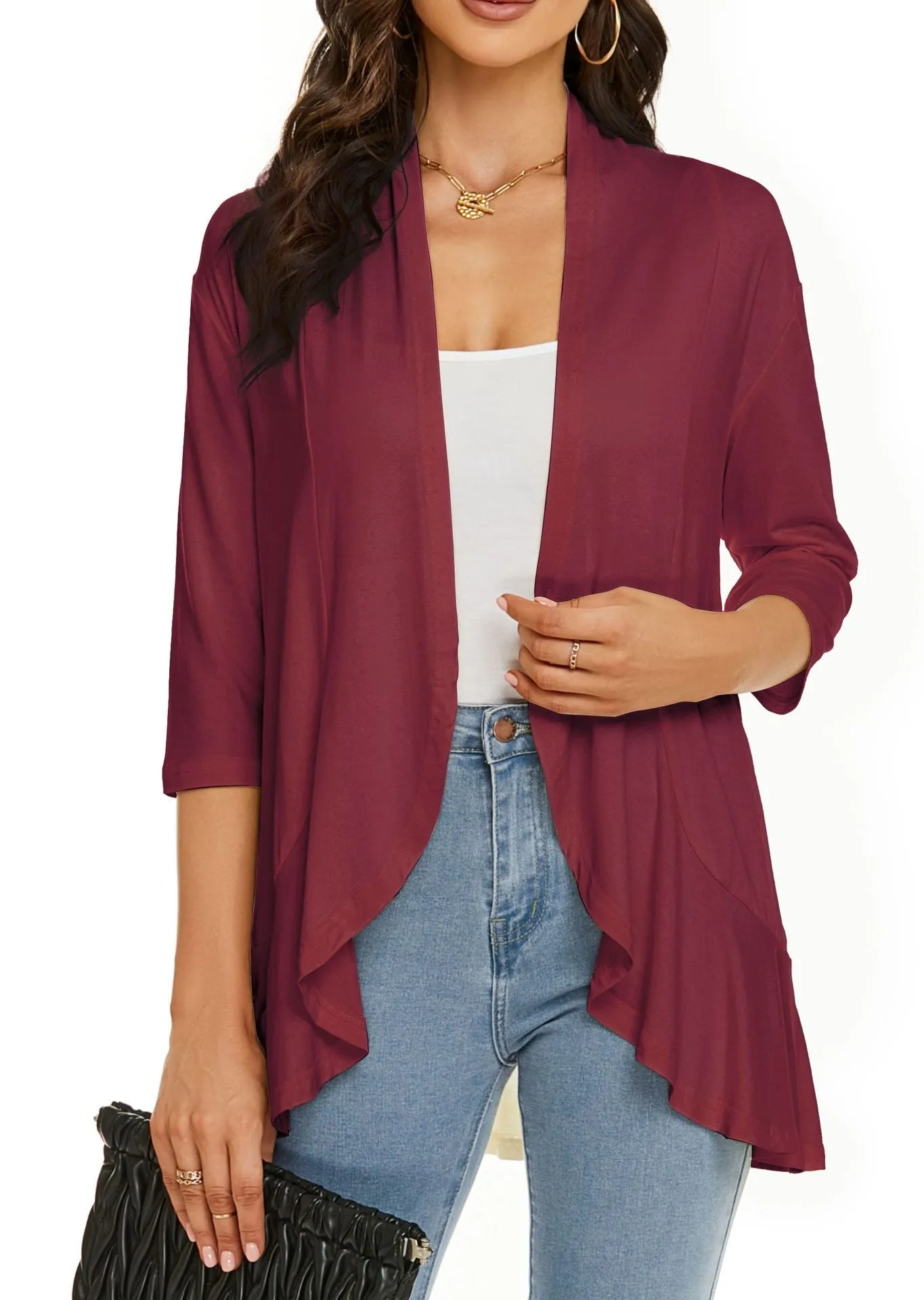 LAST DAY HOT SALE 49% OFF - Women's Casual Lightweight Open Front Cardigans