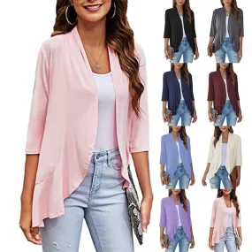 LAST DAY HOT SALE 49% OFF - Women's Casual Lightweight Open Front Cardigans