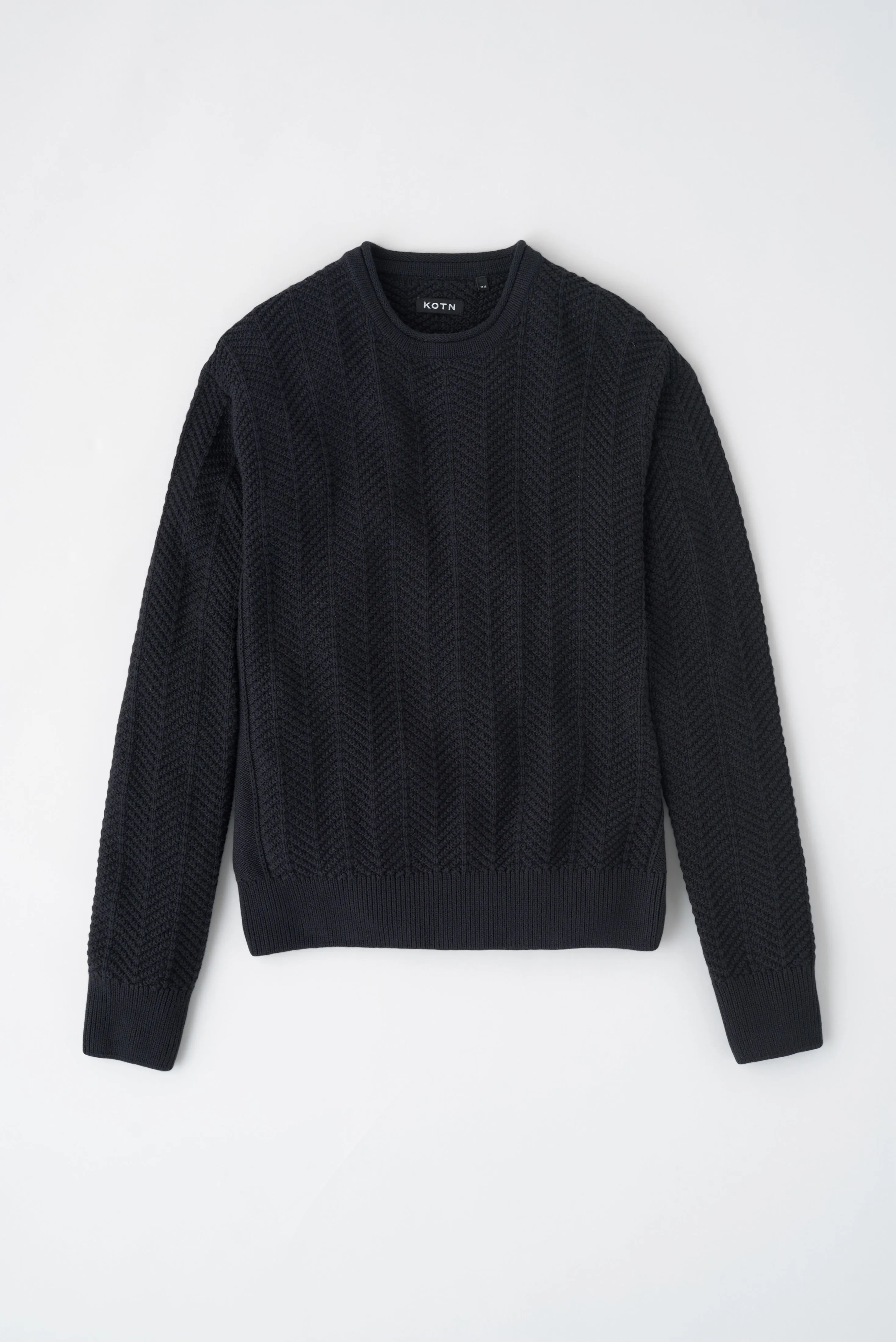 Men's Dahab Rollneck Sweater in Black