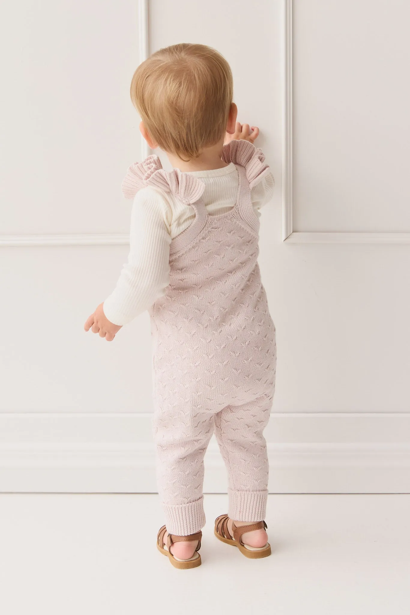 Mia Kintted Onepiece - Soft Misty Rose