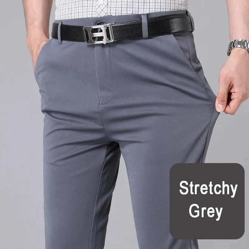 Nathan – Men's Stretch Smart Casual Trousers