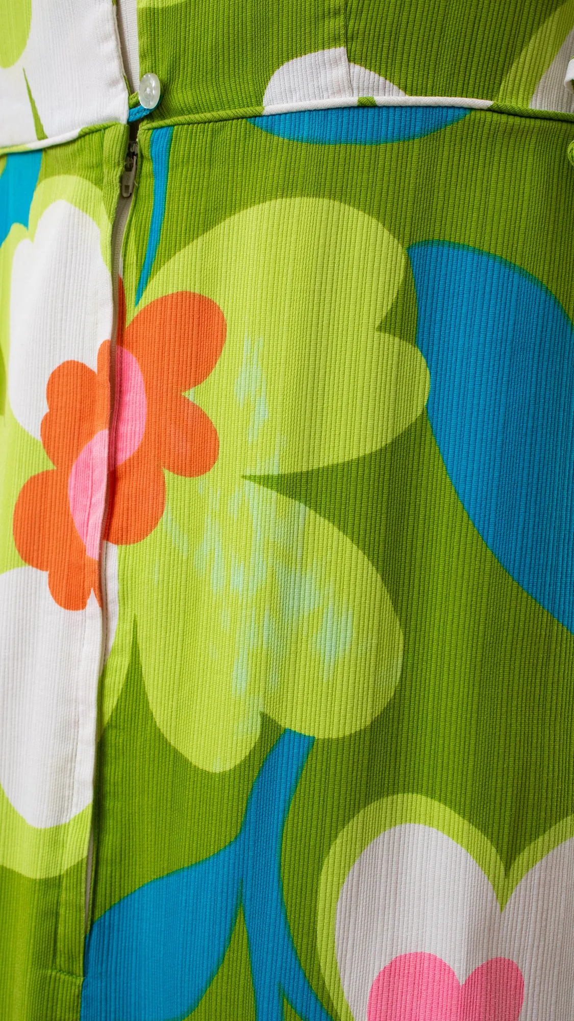 NEW ⭐️ 1960s 1970s Hawaiian Floral Maxi Tent Dress | small