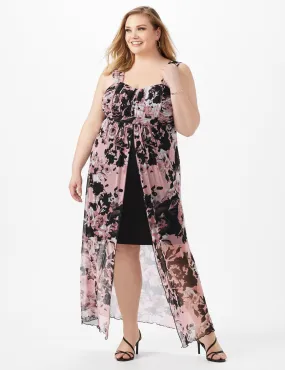 Rushed Empire Detail Floral Maxi Dress