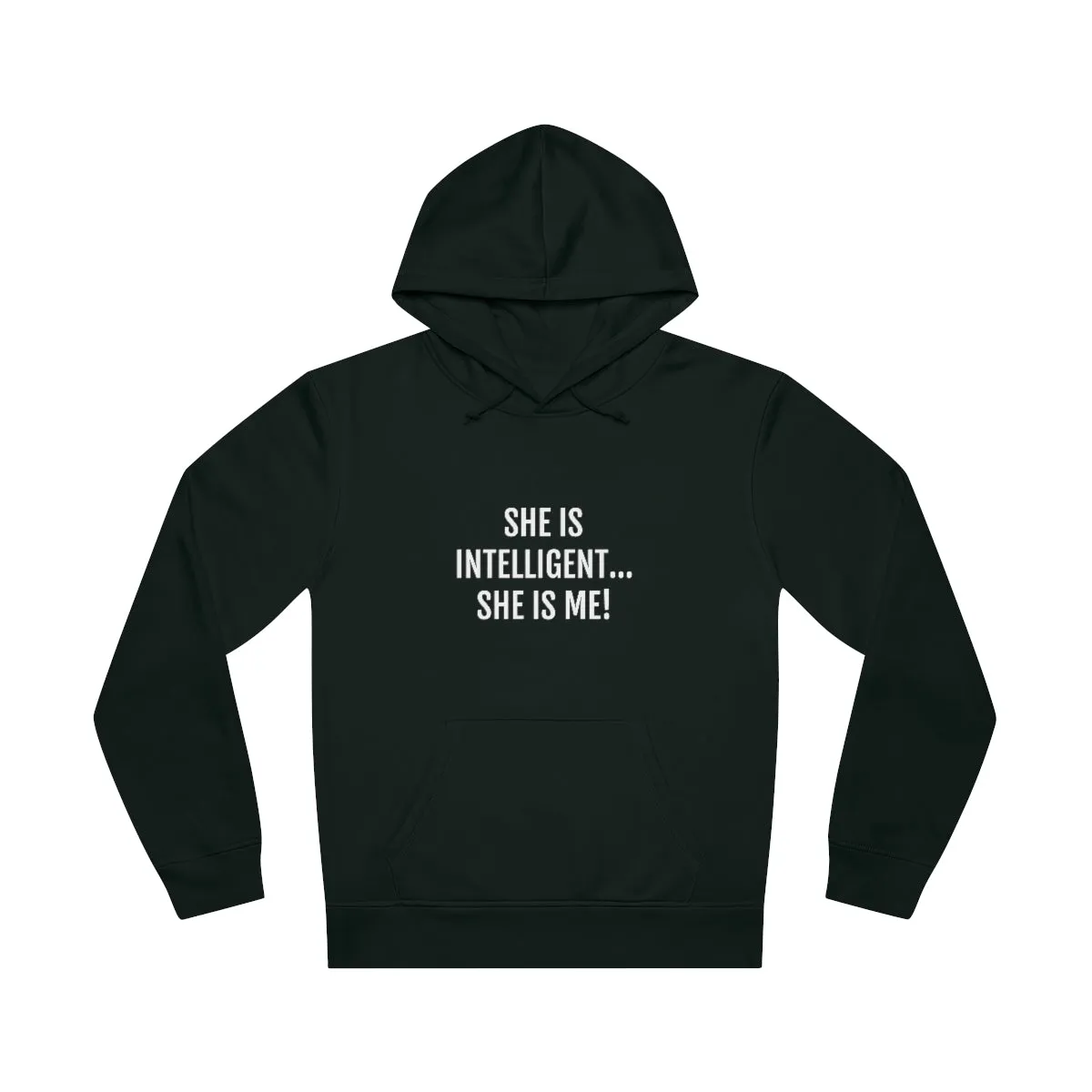 She Is Intelligent Unisex Drummer Hoodie
