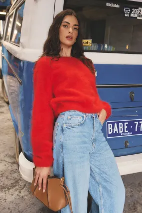 Stella Boat Neck - Flame