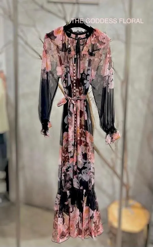 The Goddess Floral Dress
