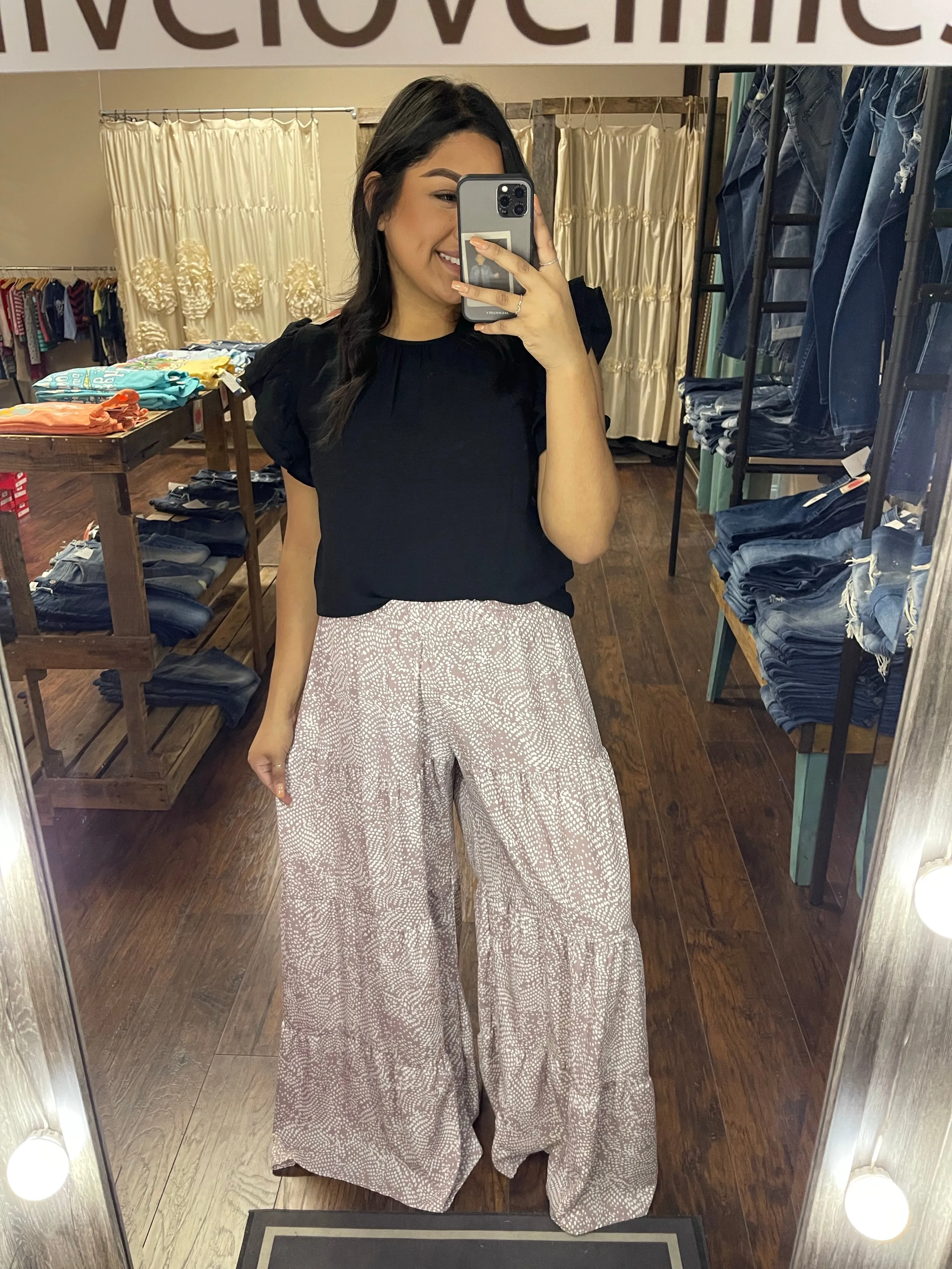 Tiered Modern Dot Pants