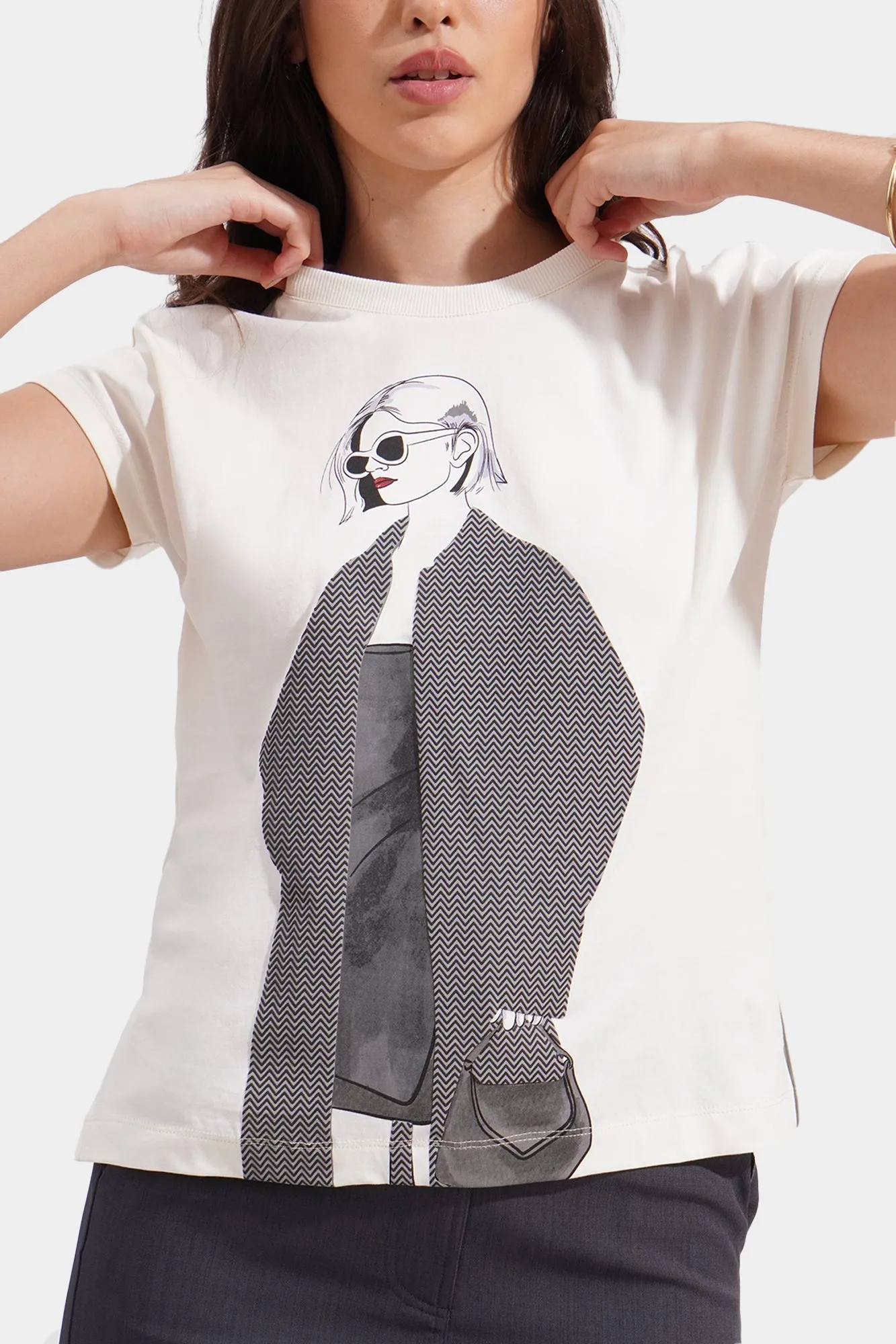 Timeless Tailors: Woman Graphic Tee